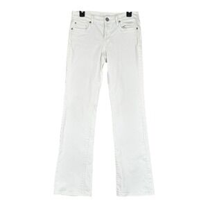 Kut from the Kloth Women's 4 White Jeans Denim Summer Capsule Clean Girl